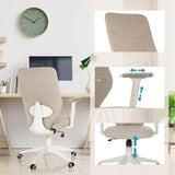 Beiger Home-Office-Bürostuhl COSIO II mit verstellbaren Armlehnen und Sitzhöhe von hjh OFFICE