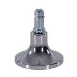 Deslizador para sillas STAND C plateado para moqueta con 11 mm de diámetro de hjh OFFICE