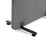 Pie de soporte negro del separador FLEXMIUT en gris oscuro de hjh OFFICE