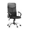 Sillón de oficina Home Office PURE NET negro con respaldo de malla y base cromada de hjh OFFICE