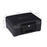 Vista de dimensiones de la Caja fuerte Safe Compact Slim con 36,5 × 28,5 cm de hjh OFFICE