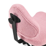 Mecanismo de ajuste negro y tapizado rosa texturizado de la silla de meditación Asanasit de hjh LIVING