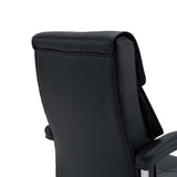 Parte posterior del respaldo de la silla home office Relax Prestio en negro de MyBuero