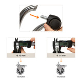 Medición del diámetro del perno de 10 mm y 11 mm para ruedas para sillas 5x ROLO SKATE CT 11mm/75mm de hjh OFFICE