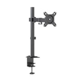 Soporte de monitor negro Ergomount M1 con mástil ajustable en altura y placa VESA de hjh OFFICE