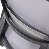 Telas de malla gris y marco de plástico negro de la Silla de oficina profesional CAPTIVO de hjh OFFICE