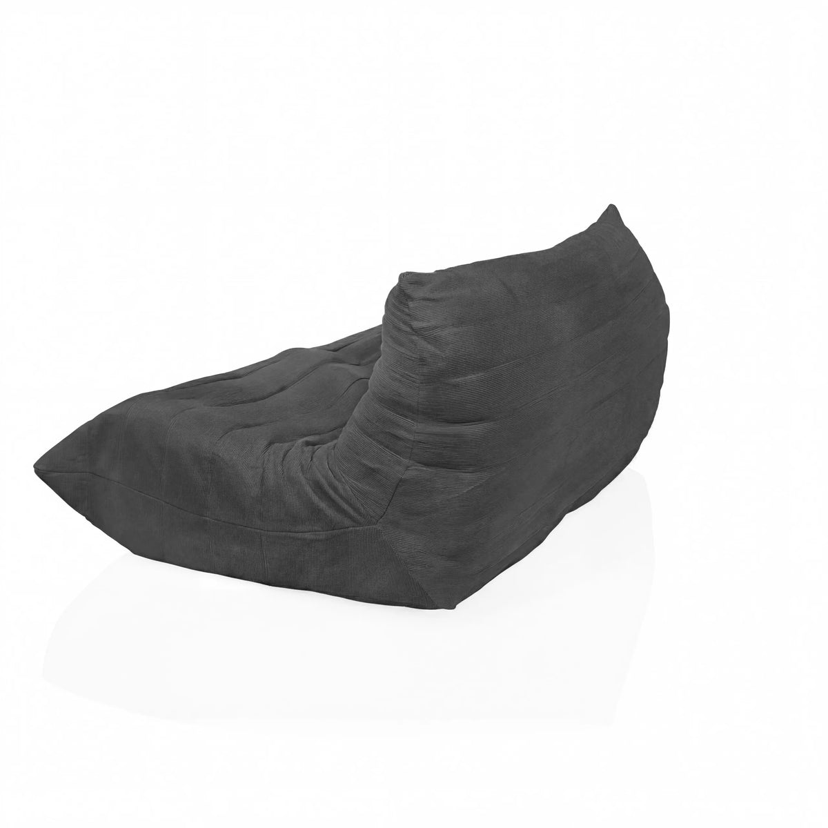 Sillón de diseño Sitzolo 2 gris con superficie de tela estructurada de hjh LIVING