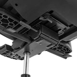 Parte inferior del mecanismo del asiento con resorte de gas de la silla de oficina profesional Ergo U2 Flex3 en negro de hjh OFFICE