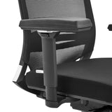 Reposabrazos ajustable de la Silla de oficina profesional PORTO PRO en negro de hjh OFFICE