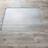 Maßansicht der Bodenschutzmatte PUNOMAT mit 120 × 90 cm von Kottig