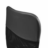 Sillón de oficina Home Office PURE NET en negro con respaldo de malla y ruedas de hjh OFFICE