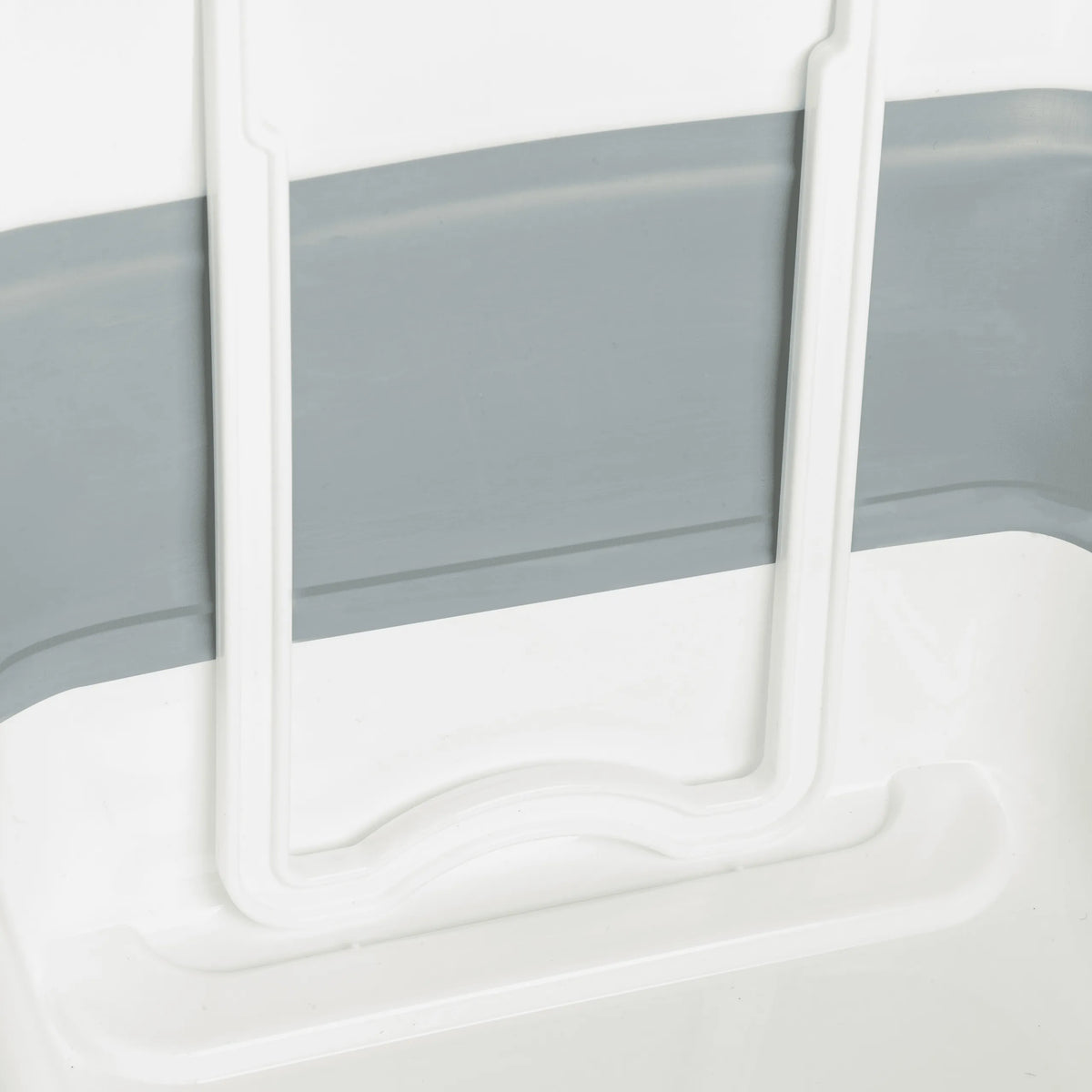 Elementos plegables blancos y pared lateral gris del contenedor plegable CLEAN SILW de hjh OFFICE
