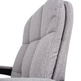 Tapizado de tela gris del respaldo del Sillón de oficina Home Office RELAX CX 120 de MyBuero