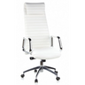 Luxus-Chefsessel ASPERA 20 in Cremeweiß mit Quersteppung und verchromten Armlehnen von hjh OFFICE