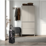 Soporte para paraguas negro PLUVARIS de Accesorios de hjh LIVING