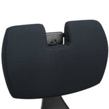 Apoyo acolchado para las rodillas de la silla ergonómica de rodillas EvoShift en negro de hjh OFFICE