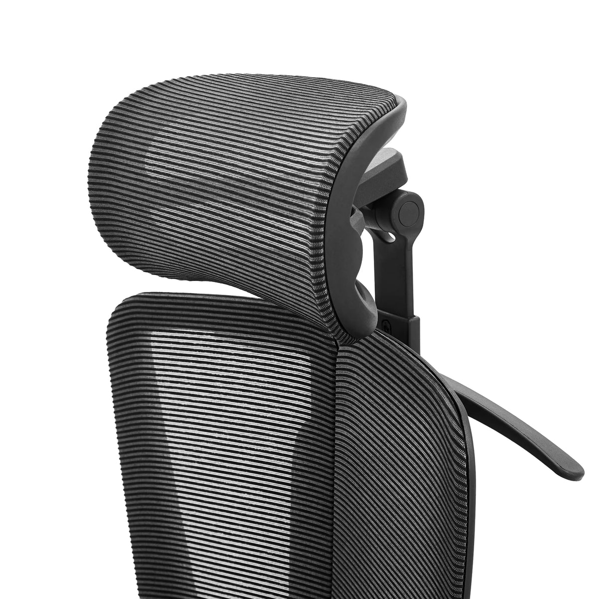 Reposacabezas con funda de malla de la silla de oficina profesional Ergo U2 Flex3 en negro de hjh OFFICE