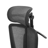 Reposacabezas con funda de malla de la silla de oficina profesional Ergo U2 Flex3 en negro de hjh OFFICE
