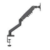 Soporte de monitor Ergomount GF1 negro con brazo articulado y fijación de abrazadera de mesa de hjh OFFICE