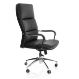 Sillón de oficina profesional BRUNELLO 20 negro con reposabrazos y base de cinco ruedas de hjh OFFICE – vista de 360° (vista frontal en diagonal 60°)