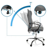 Respaldo ajustable con inclinación de 90 grados de la Silla Home Office ARTON 40 de hjh OFFICE