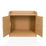 Casa para gatos KITTYHOME 2 abierta en efecto haya con dos puertas y una superficie de apoyo de hjh LIVING