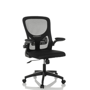 Silla Home Office BELIO con malla negra y reposabrazos de hjh OFFICE