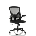 Silla Home Office BELIO con malla negra y reposabrazos de hjh OFFICE