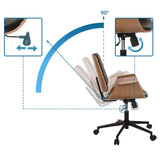 Ajuste de inclinación hasta 90 grados y palanca de mando de la Silla Home Office CENCA II de hjh LIVING