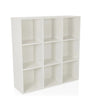 Estante blanco BJORKE con nueve compartimentos cuadrados abiertos de hjh LIVING
