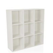 Estante blanco BJORKE con nueve compartimentos cuadrados abiertos de hjh LIVING