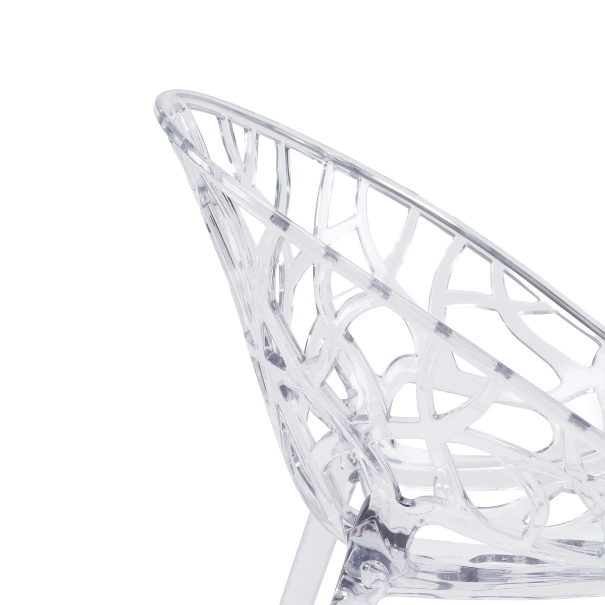 Patrón de malla transparente del asiento de la silla de cuatro patas Artifo T de hjh LIVING