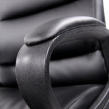 Reposabrazos acolchado del Sillón de oficina profesional FUTURA 100 en negro de hjh OFFICE