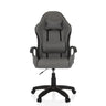 Gamingstuhl GAMEBREAKER W01 in Grau und Schwarz mit Nacken- und Lendenkissen von MyBuero