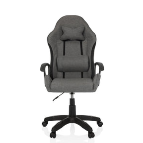 Gamingstuhl GAMEBREAKER W01 in Grau und Schwarz mit Nacken- und Lendenkissen von MyBuero