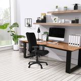 Silla de oficina profesional ZENIT HIGH en color negro con reposabrazos ajustables y ruedas de hjh OFFICE