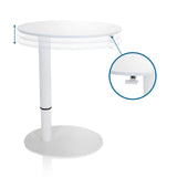 Tablero regulable en altura del escritorio de pie STAND III en color blanco de hjh OFFICE