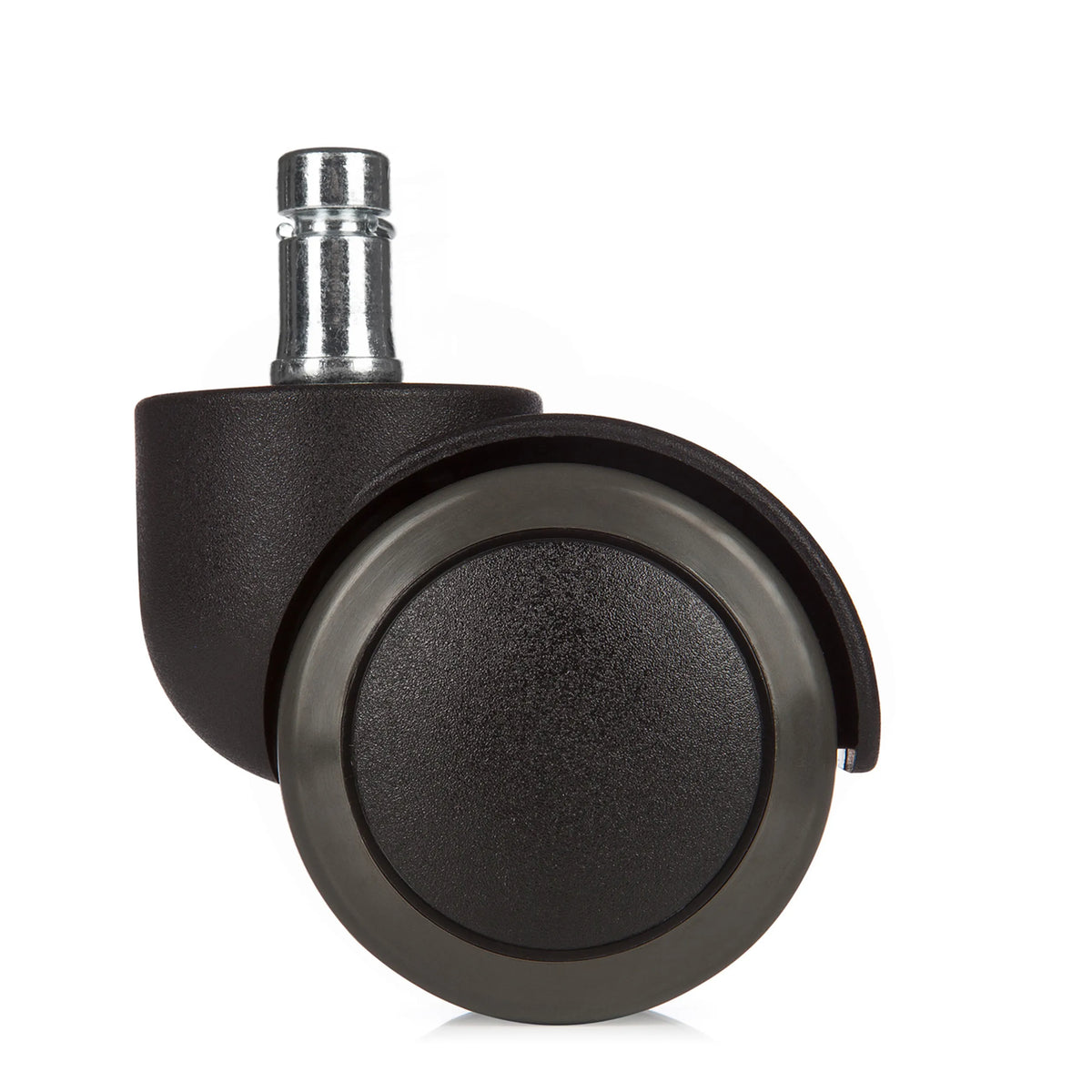 Ruedas para sillas negras 5x ROLO No-Noise 11mm/50mm para suelos duros con pin de metal de hjh OFFICE