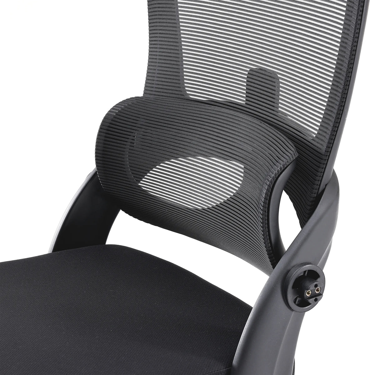Soporte lumbar ajustable de malla de la silla de oficina profesional MC102C-M101 en negro de Sihoo