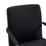 Respaldo y reposabrazos negros de la silla de viga voladiza Rovento V de hjh OFFICE
