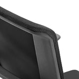 Borde superior del respaldo de malla negro de la Silla de oficina profesional SPINIO de hjh OFFICE
