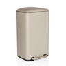Papelera CLEAN BEVA beige con capacidad de 30 litros y pedal de hjh OFFICE