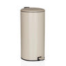 Papelera CLEAN STEP 2 beige con capacidad de 30 litros y pedal de hjh OFFICE