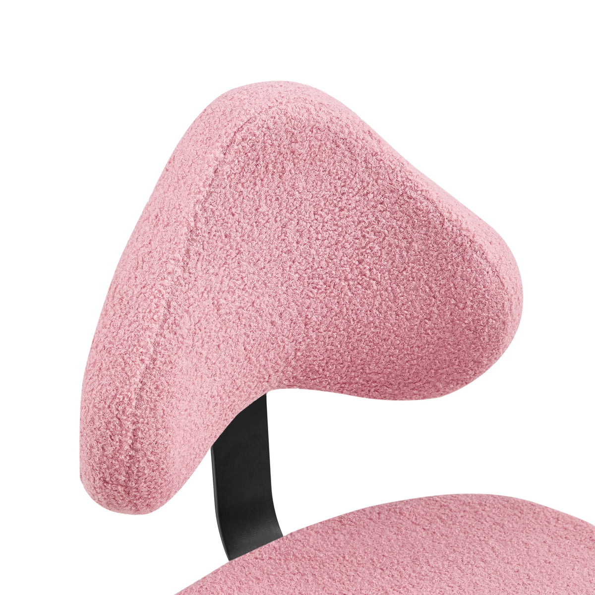 Respaldo acolchado rosa de la silla de meditación Asanasit con superficie texturizada de hjh LIVING