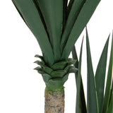 Tallo y base de las hojas de la planta artificial YUCCA en verde de hjh OFFICE