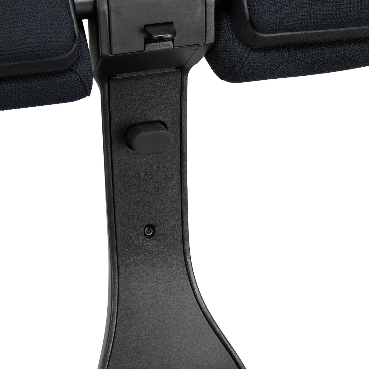 Mecanismo de ajuste y soporte de plástico negro de la silla ergonómica de rodillas EvoShift de hjh OFFICE