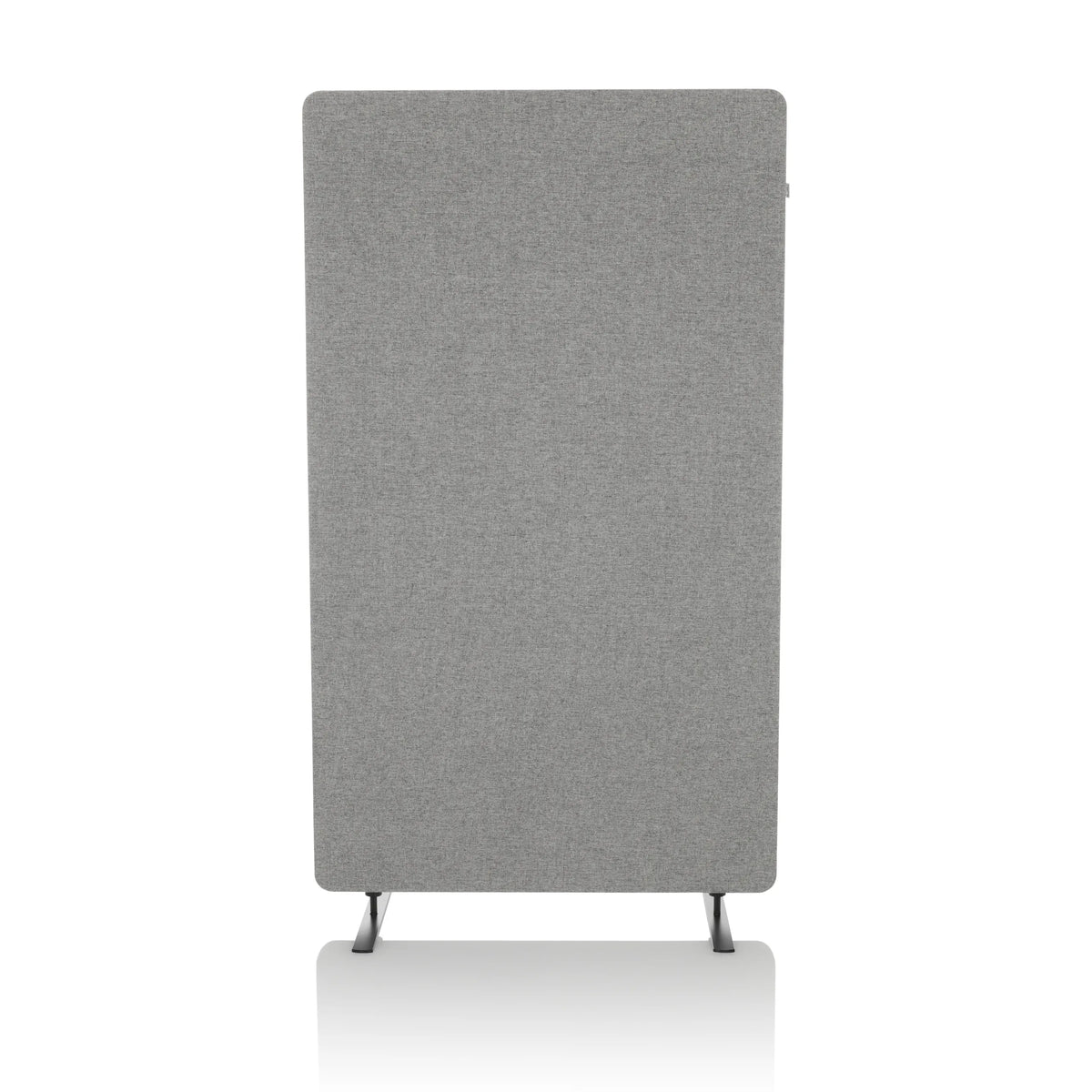 separador FLEXMIUT STAND gris claro con dos pies de apoyo de hjh OFFICE – vista de 360° (vista frontal 0°)