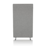 separador FLEXMIUT STAND gris claro con dos pies de apoyo de hjh OFFICE – vista de 360° (vista frontal 0°)