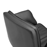Borde superior del respaldo de la Silla Home Office Criss-Cross 10 en negro de hjh LIVING