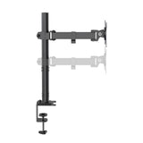 Soporte de monitor negro Ergomount M1 con fijación a mesa y brazo ajustable de hjh OFFICE